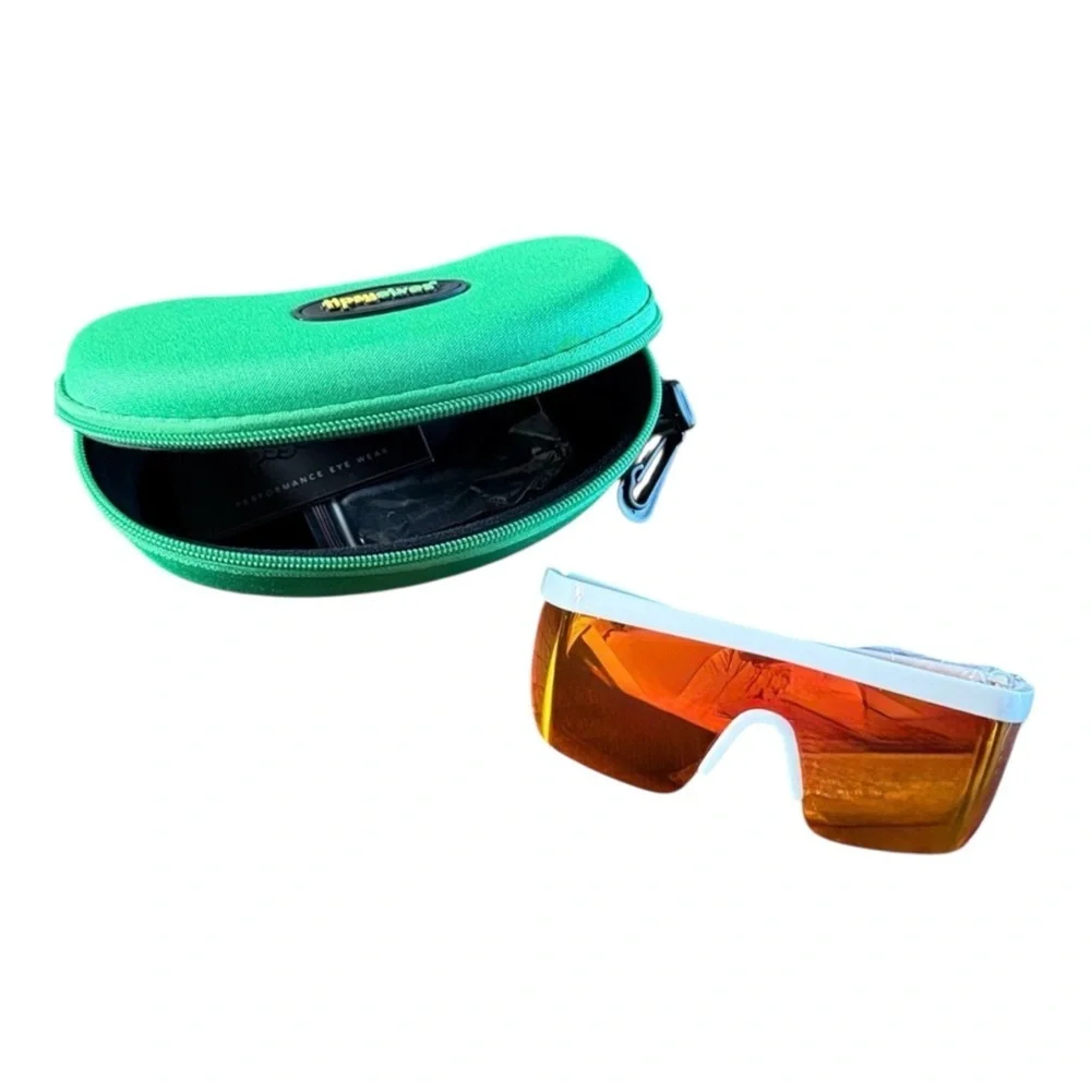 Tipsy Elves Miami Ice Sunglasses UV 400 Protection with case and cloth NWT